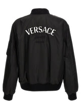 Versace Logo Bomber Jacket - Men - Piano Luigi