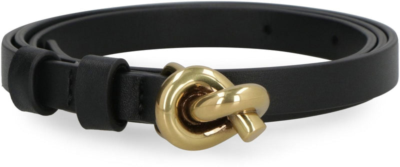 Bottega Veneta Knot Leather Belt - Women - Piano Luigi