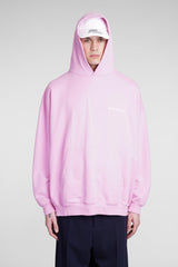 Balenciaga Sweatshirt In Rose-pink Cotton - Men - Piano Luigi