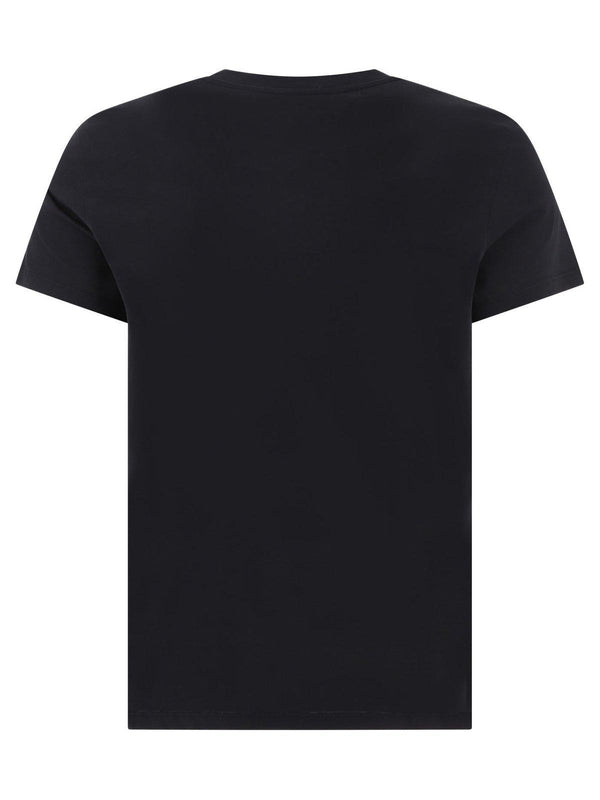 Balmain Logo Flocked Crewneck T-shirt - Men - Piano Luigi