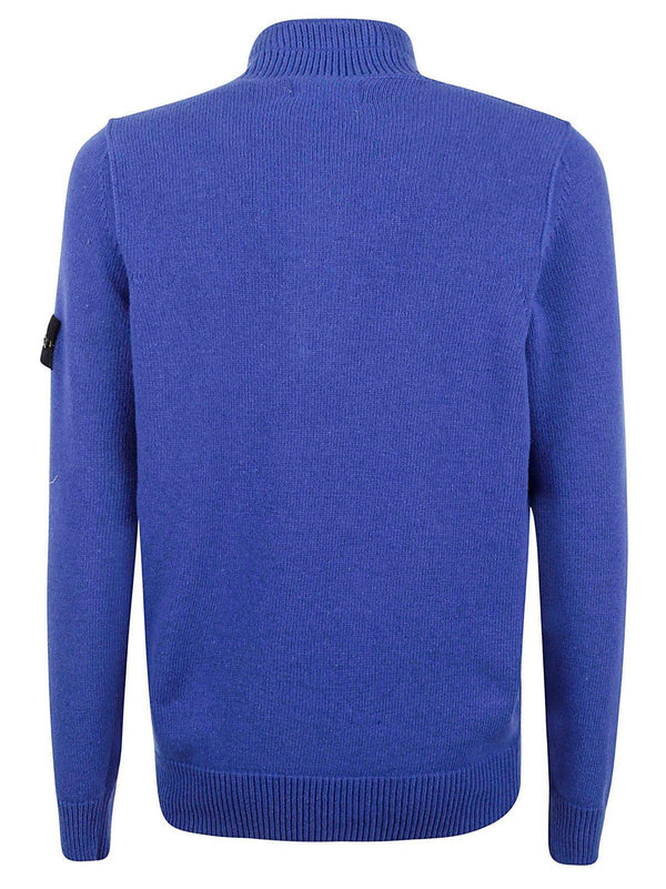 Stone Island Logo Patch Long-sleeved Jumper - Men - Piano Luigi