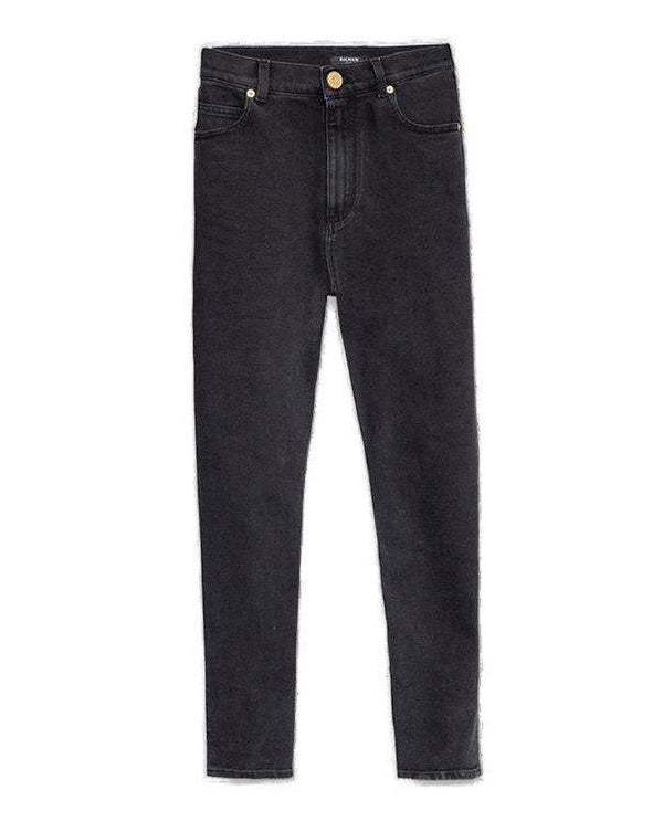 Balmain Slim-fit Cropped Jeans - Women - Piano Luigi