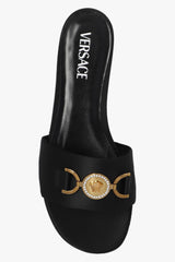 Versace Satin Slides - Women - Piano Luigi