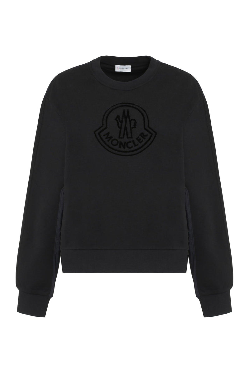 Moncler Cotton Crew-neck Sweatshirt - Women - Piano Luigi