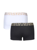 Versace Pack Of Two Boxer Shorts With Greek - Men - Piano Luigi