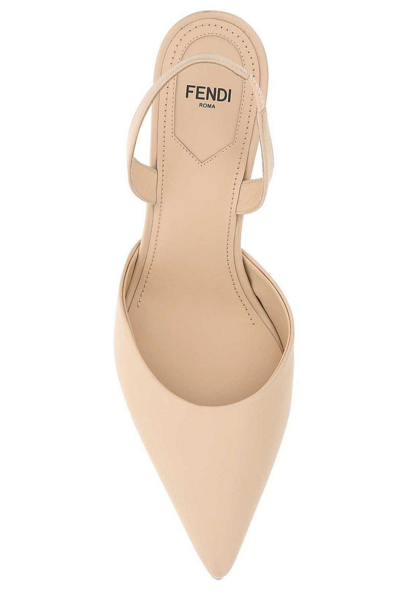 Fendi F-shaped Sculpted Heel Pumps - Women - Piano Luigi