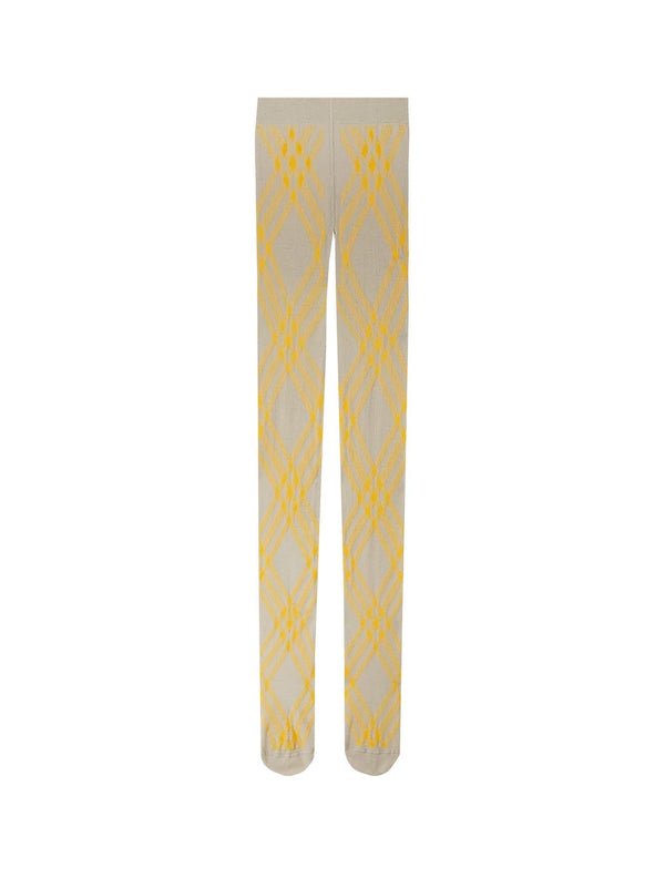 Burberry Geometrical Equestrian Knight Design Leggins - Women - Piano Luigi