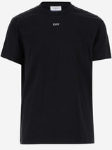 Off-White Cotton T-shirt With Logo - Men - Piano Luigi