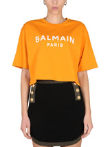 Balmain Logo Print T-shirt - Women - Piano Luigi