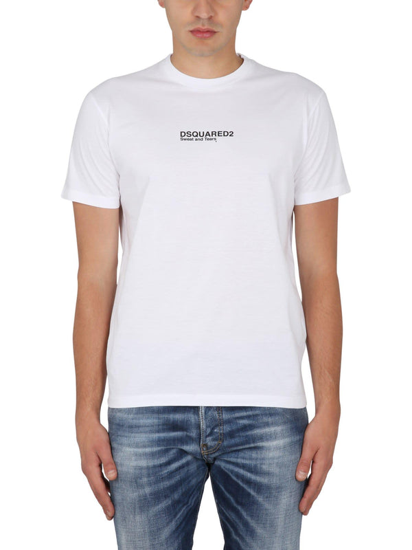 Dsquared2 Logo Printed Short-sleeved T-shirt - Men - Piano Luigi