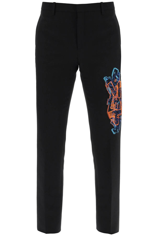 Off-White Printed Trousers - Men - Piano Luigi