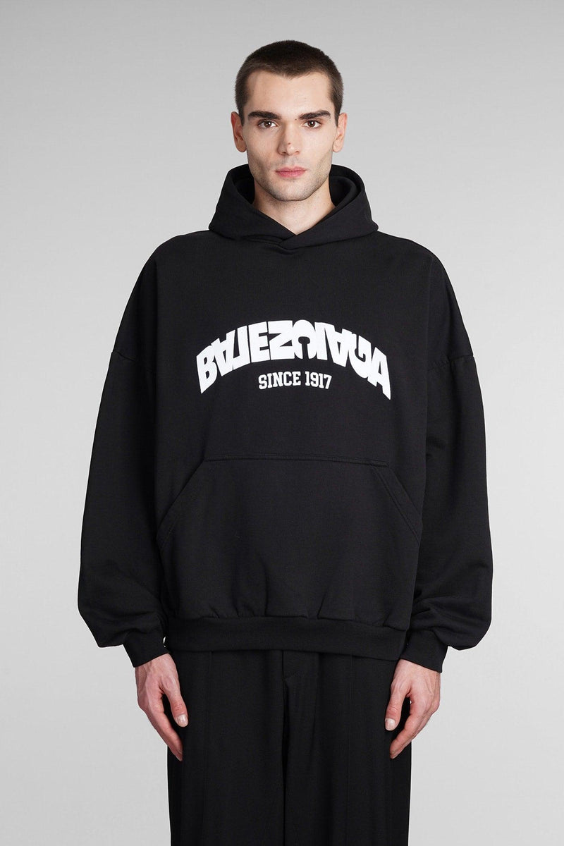 Balenciaga Sweatshirt In Black Cotton - Men - Piano Luigi