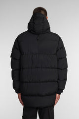 Stone Island Puffer In Black Polyamide - Men - Piano Luigi