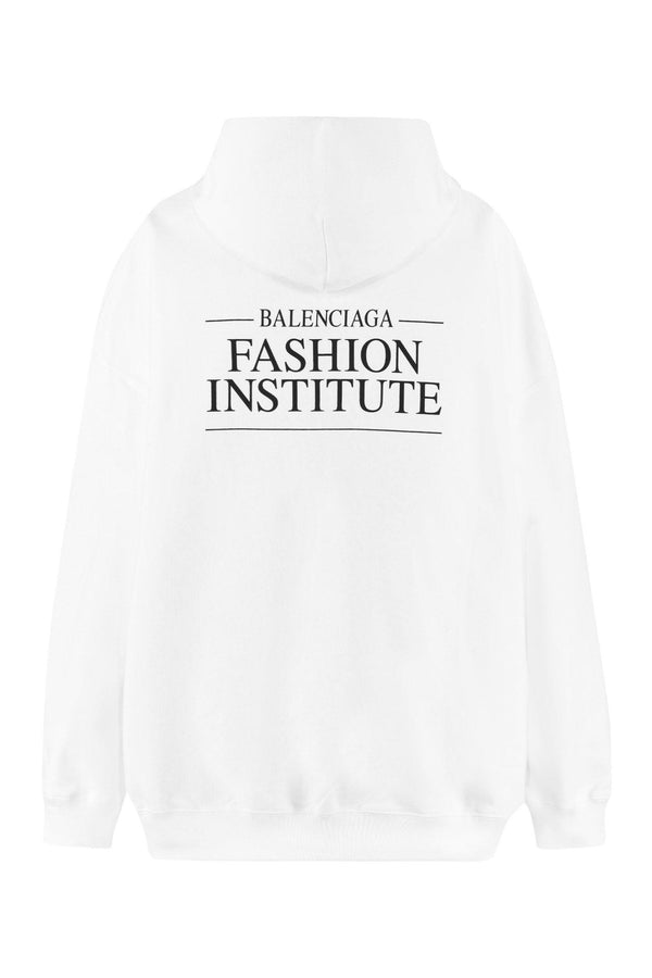 Balenciaga Cotton Hoodie - Women - Piano Luigi