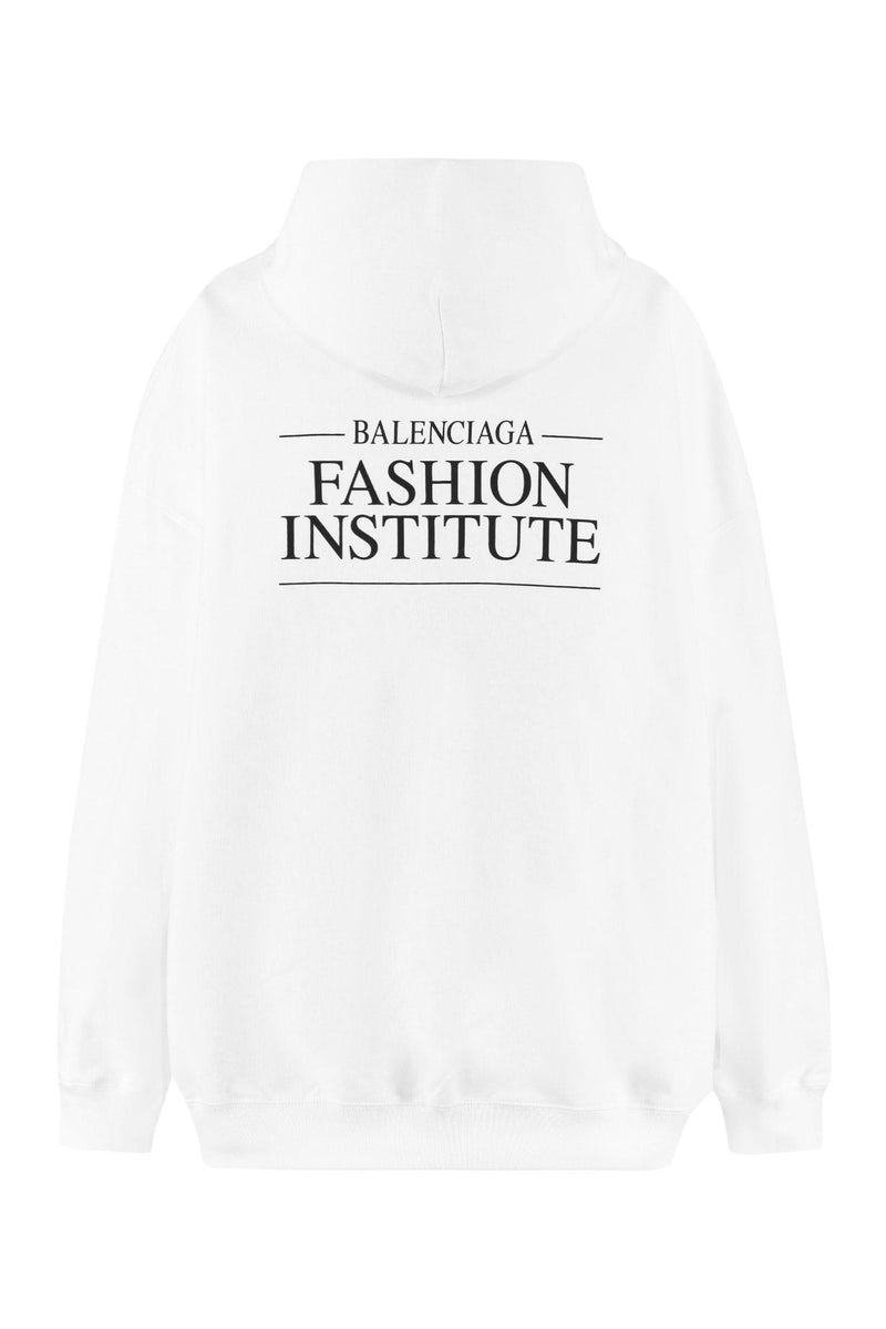 Balenciaga Cotton Hoodie - Women - Piano Luigi