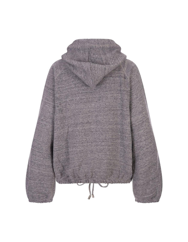 Dsquared2 D2 Onion Hoodie In Grey - Women - Piano Luigi