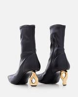 J.W. Anderson Chain Heel Stretch Ankle Boots - Women - Piano Luigi