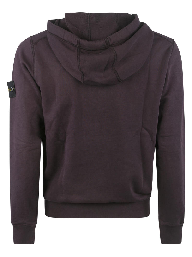 Stone Island Logo Sleeve Hoodie - Men - Piano Luigi