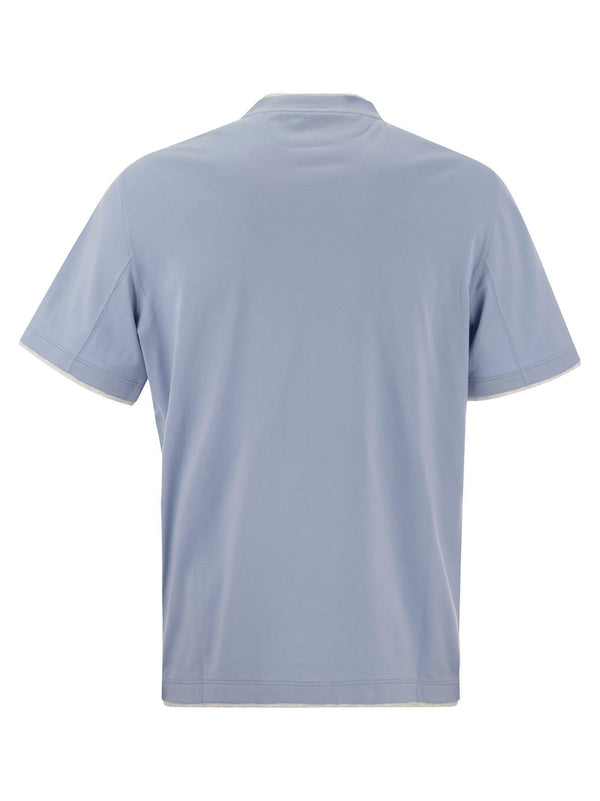 Brunello Cucinelli Slim Fit Crew-neck T-shirt In Lightweight Cotton Jersey - Men - Piano Luigi