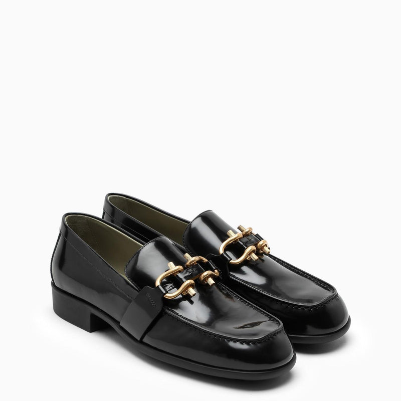 Bottega Veneta Monsieur Loafers In Black Patent Leather - Women - Piano Luigi