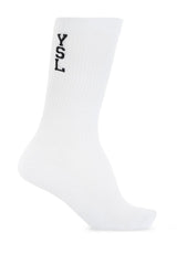 Saint Laurent Socks With Logo - Men - Piano Luigi