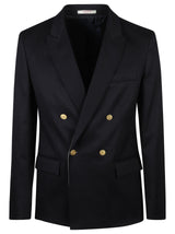 Valentino Double-breast Plain Dinner Jacket - Men - Piano Luigi