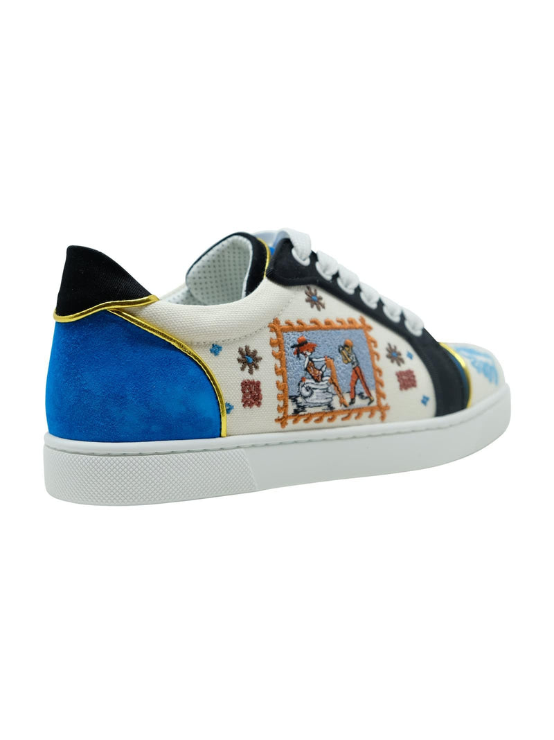 Christian Louboutin 3220060 Cma3 Multi Leather Olona Brodee Vieira Sneakers - Women - Piano Luigi