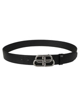 Balenciaga Embossed Logo Buckle Belt - Men - Piano Luigi