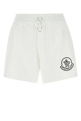 Moncler White Piquet Shorts - Women - Piano Luigi