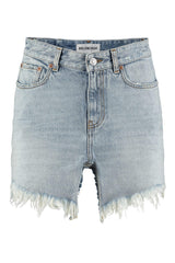 Balenciaga Cut-up Denim Mini Skirt - Women - Piano Luigi