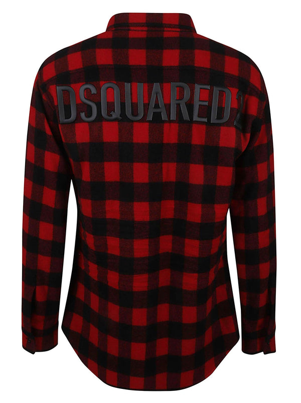 Dsquared2 Big Logo Canadian Relaxed Dan Shirt - Men - Piano Luigi