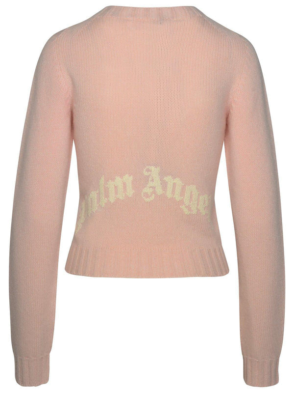 Palm Angels Logo-embroidered Knitted Jumper - Women - Piano Luigi