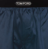 Tom Ford Logo Silk Shorts - Men - Piano Luigi