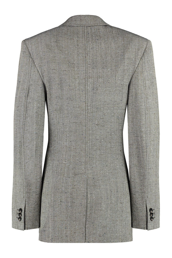 Bottega Veneta Viscose And Silk Blend Blazer - Women - Piano Luigi