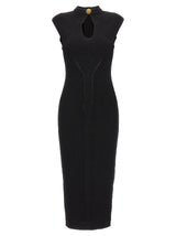 Balmain Knit Midi Dress - Women - Piano Luigi