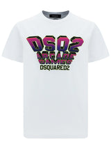 Dsquared2 Cotton Crew-neck T-shirt - Men - Piano Luigi