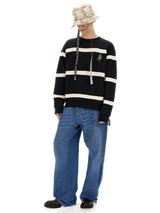 J.W. Anderson Striped Sweatshirt - Men - Piano Luigi