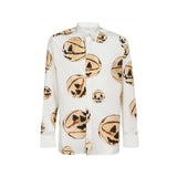 Givenchy Halloween Pumpkin Print Shirt - Men - Piano Luigi