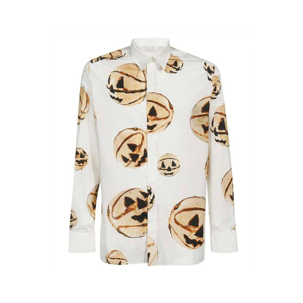 Givenchy Halloween Pumpkin Print Shirt - Men - Piano Luigi