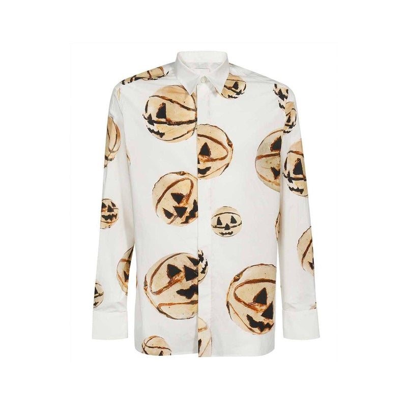 Givenchy Halloween Pumpkin Print Shirt - Men - Piano Luigi