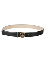 Versace Bi-color Medusa Buckled Belt - Women - Piano Luigi