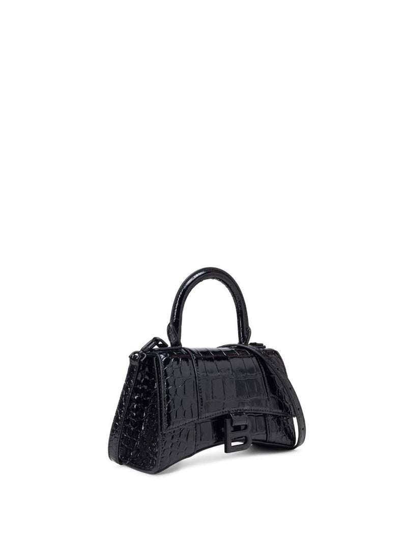 Balenciaga Hourglass Xs Bag In Shiny Calfskin - Women - Piano Luigi