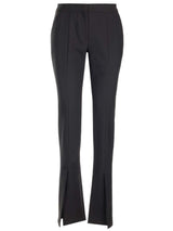 Off-White Tech Drill Slim Fit Trousers - Women - Piano Luigi