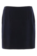 Prada Midnight Blue Cashmere Mini Skirt - Women - Piano Luigi