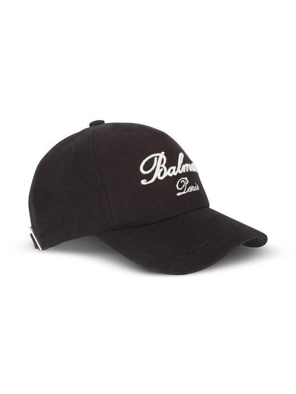 Balmain Signature Cotton Cap - Men - Piano Luigi