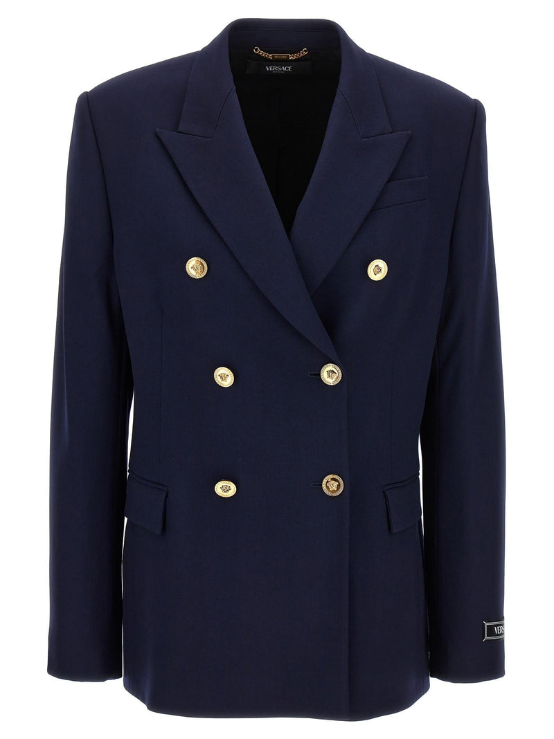 Versace Double-breasted Blazer - Women - Piano Luigi