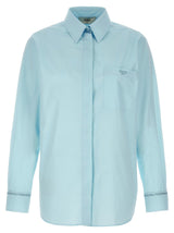 Fendi Logo Embroidery Shirt - Women - Piano Luigi