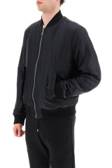 Balmain Rib Trim All-over Logo Bomber - Men - Piano Luigi