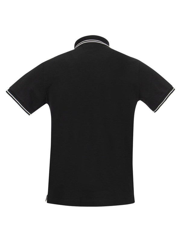 Stone Island Logo Patch Short-sleeved Polo Shirt - Men - Piano Luigi