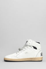 Golden Goose Sky Star Sneakers In White Leather - Men - Piano Luigi